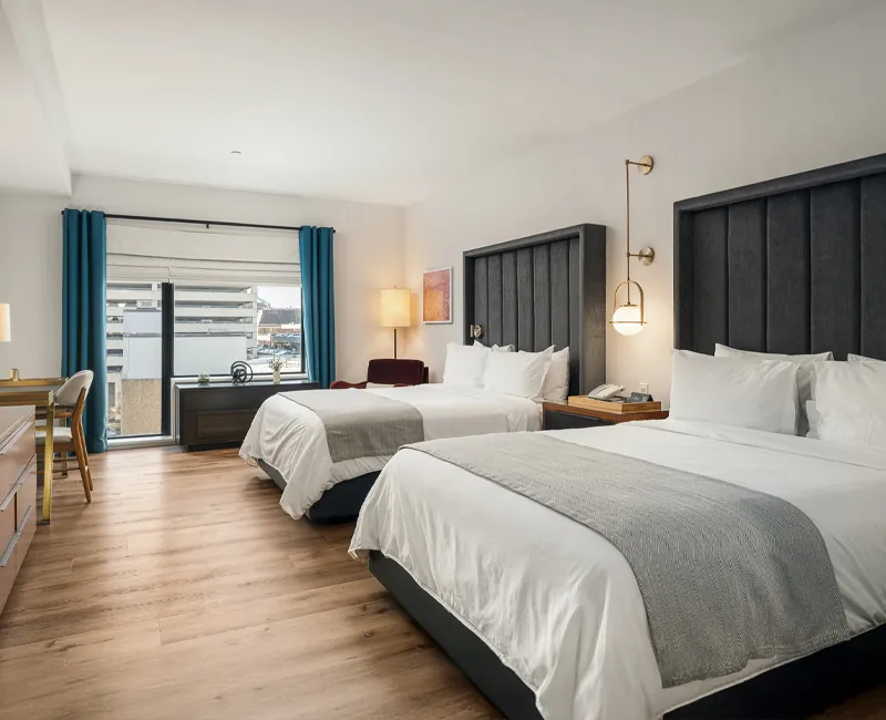 Deluxe Double Queen Guest Room